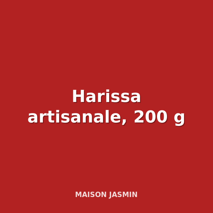 Artisanal harissa, 200 g
