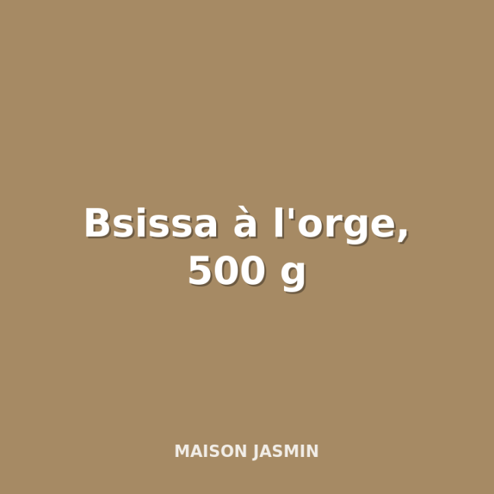 Bsissa à l'orge, 500 g