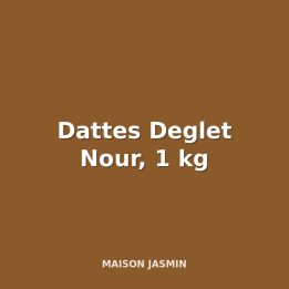 Dattes Deglet Nour, 1 kg