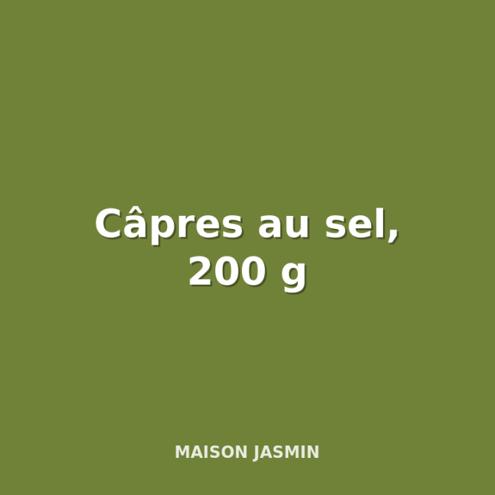 Salted capers, 200 g