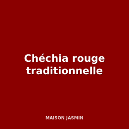 Traditional red chechia